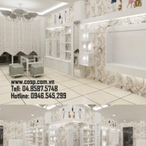 Thiết kế cửa hàng thời trang trẻ em Tuyết Chi